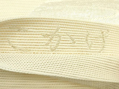 平和屋着物＊夏物　六通柄袋帯　地紙流水草花文　こかげ　金銀糸　正絹　逸品　CABK6928rv