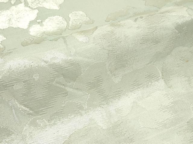 平和屋着物＊夏物　六通柄袋帯　蔦の葉文　銀糸　正絹　逸品　CABK6945rv