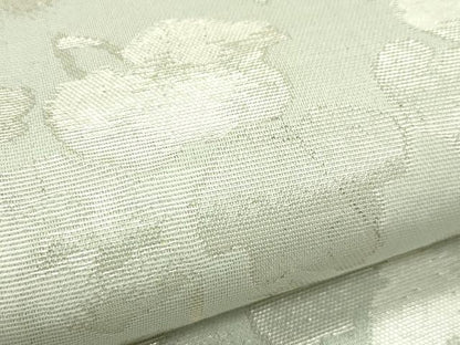 平和屋着物＊夏物　六通柄袋帯　蔦の葉文　銀糸　正絹　逸品　CABK6945rv