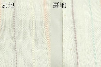 平和屋着物＊夏物　八寸名古屋帯　間道　CABK6955rv