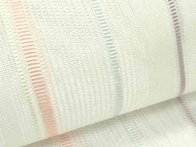 平和屋着物＊夏物　八寸名古屋帯　間道　CABK6955rv
