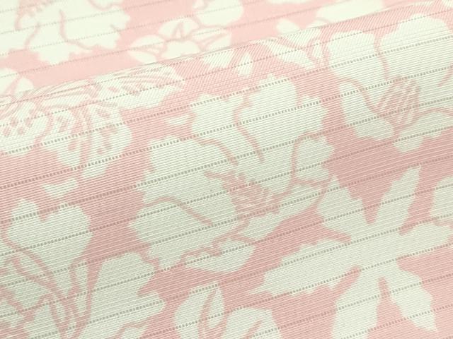平和屋着物＊夏物　九寸名古屋帯　草花文　CABK6961rv