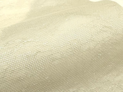 平和屋着物＊夏物　六通柄袋帯　草花文　銀糸　正絹　逸品　CABK6980rv