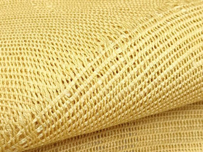 平和屋着物＊夏物　八寸名古屋帯　立波文　飴色　正絹　逸品　CABK6992rv