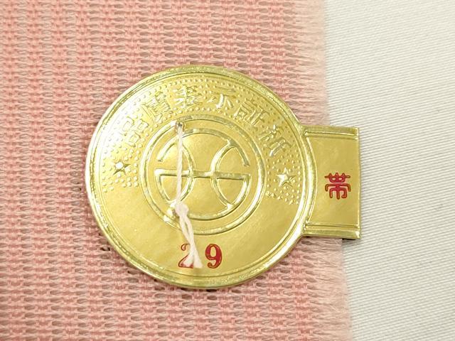 平和屋着物＊夏物　西陣　まいづる謹製　六通柄袋帯　秋草文　金銀糸　証紙付き　正絹　逸品　未使用　CABK7001rv