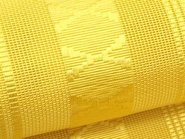 平和屋着物＊夏物　本場筑前博多織　八寸名古屋帯　紗献上　金色　正絹　逸品　未使用　CABK7022rv