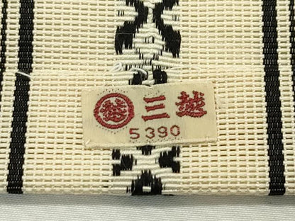 平和屋着物＊夏物　本場筑前博多織　八寸名古屋帯　一重帯　紗献上　三越扱い　正絹　逸品　CABK7024rv