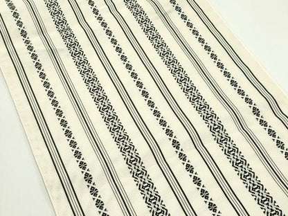 平和屋着物＊夏物　本場筑前博多織　八寸名古屋帯　紗献上　正絹　逸品　CABK7025rv