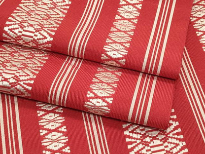 平和屋着物＊夏物　本場筑前博多織　八寸名古屋帯　紗献上　正絹　逸品　CABK7026rv