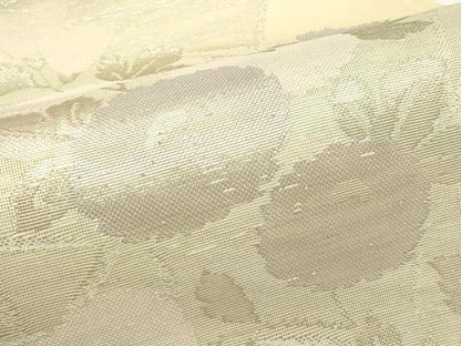 平和屋着物＊夏物　六通柄袋帯　菊籬文　銀糸　正絹　逸品　未使用　CABK7034rv
