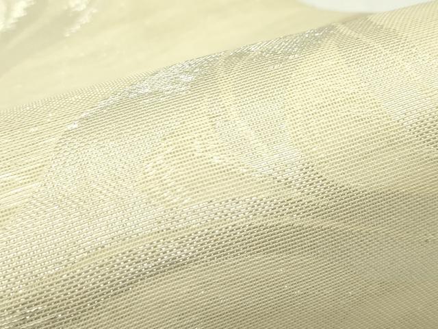 平和屋着物＊夏物　六通柄袋帯　流水文　銀糸　正絹　逸品　CABK7035rv