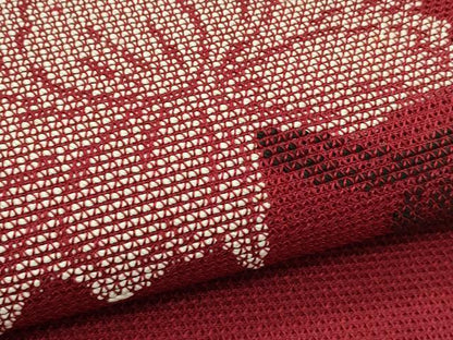 平和屋着物＊夏物　八寸名古屋帯　牡丹　三越扱い　正絹　逸品　CABK7042rv