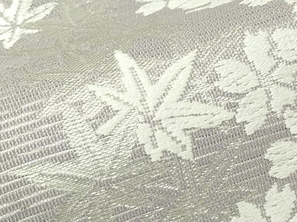 平和屋着物＊夏物　六通柄袋帯　唐織　桜楓文　紫野雅趣　正絹　逸品　CABK7046rv