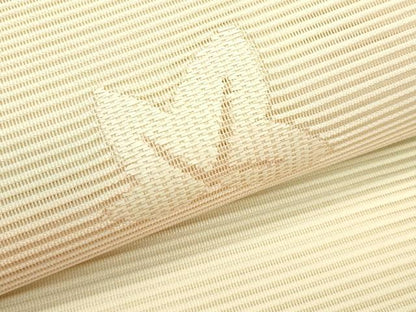 平和屋着物＊夏物　八寸名古屋帯　絽綴れ　竜田川　銀糸　正絹　逸品　未使用　CABK7056rv