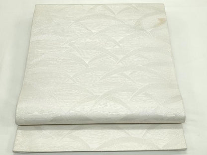 平和屋着物＊夏物　全通柄　本袋帯　芝草文　銀糸　正絹　逸品　CABK7061rv