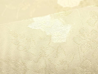 平和屋着物＊夏物　西陣　六通柄袋帯　秋草文　金糸　大丸扱い　正絹　逸品　CABK7065rv