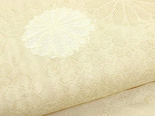 平和屋着物＊夏物　西陣　六通柄袋帯　秋草文　金糸　大丸扱い　正絹　逸品　CABK7065rv