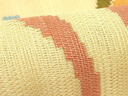 平和屋着物＊夏物　太鼓柄袋帯　抽象文　正絹　逸品　CABK7082rv
