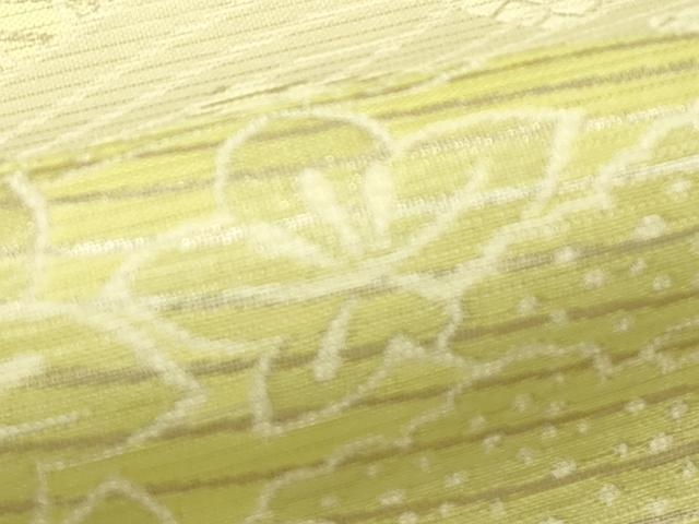 平和屋着物＊夏物　西陣　川島織物　六通柄　本袋帯　立波草花文　金糸　正絹　逸品　未使用　CABK7086rv