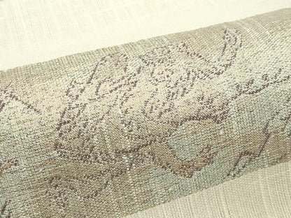平和屋着物＊夏物　六通柄袋帯　遊雅　鳥獣戯画　金糸　正絹　逸品　CABK7089rv