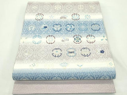 平和屋着物＊夏物　両面　太鼓柄　京袋帯　吉祥丸文　やまと誂製　正絹　逸品　未使用　CABK7090rv