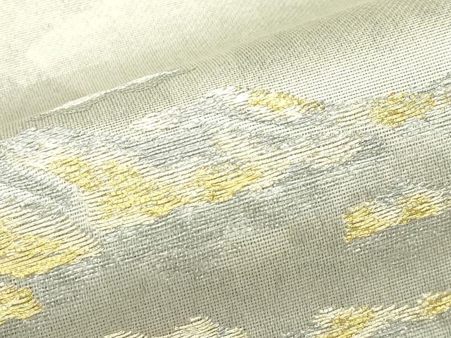 平和屋着物＊夏物　太鼓柄袋帯　霞文　金銀糸　正絹　逸品　CABK7094rv