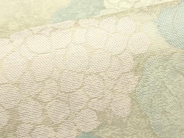 平和屋着物＊夏物　六通柄袋帯　紫陽花　金銀糸　正絹　逸品　CABK7097rv