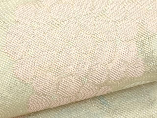 平和屋着物＊夏物　六通柄袋帯　紫陽花　金銀糸　正絹　逸品　CABK7097rv