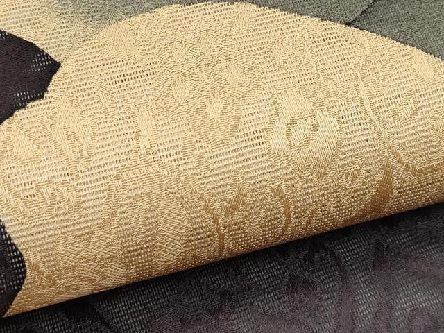 平和屋着物＊夏物　全通柄袋帯　舞花文　一蔵コレクション　正絹　逸品　CABK7104rv