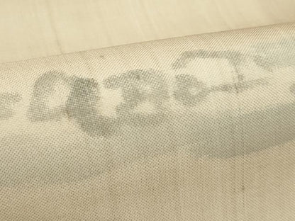 平和屋着物＊夏物　九寸名古屋帯　手描き　紬地　魚　正絹　逸品　CABK7110rv