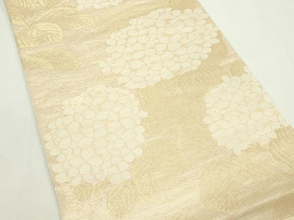 平和屋着物＊夏物　六通柄　本袋帯　紫陽花　金糸　正絹　逸品　CABK7118rv