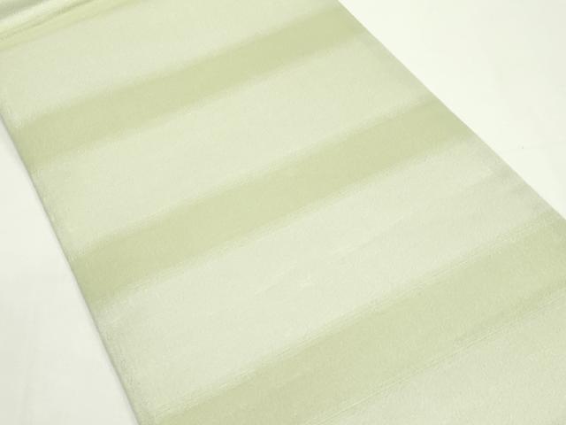 平和屋着物＊夏物　「美しいキモノ」お馴染みのメーカー　となみ織物　六通柄袋帯　麹塵染　立波文　銀糸　正絹　逸品　CABK7152rv