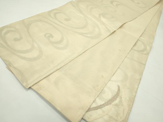 平和屋着物＊夏物　太鼓柄袋帯　流水筏文　金糸　正絹　逸品　CABK7162rv