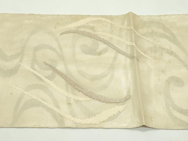 平和屋着物＊夏物　太鼓柄袋帯　流水筏文　金糸　正絹　逸品　CABK7162rv