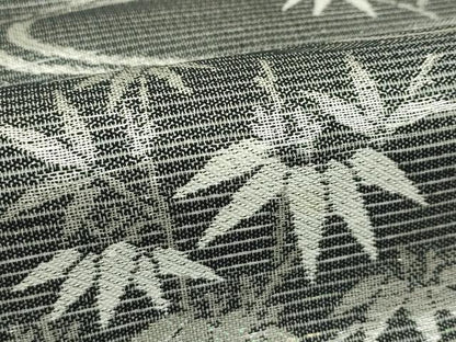 平和屋着物＊夏物　六通柄袋帯　流水笹竹文　銀糸　正絹　逸品　CABK7168rv