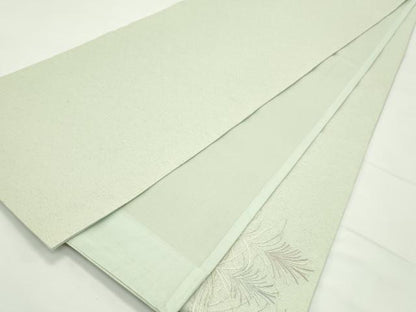 平和屋着物＊夏物　太鼓柄袋帯　総刺繍　流水草木文　金銀糸　正絹　逸品　CABK7170rv