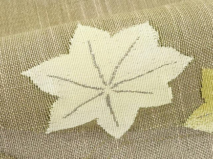 平和屋着物＊夏物　八寸名古屋帯　楓筏文　CABK7171rv