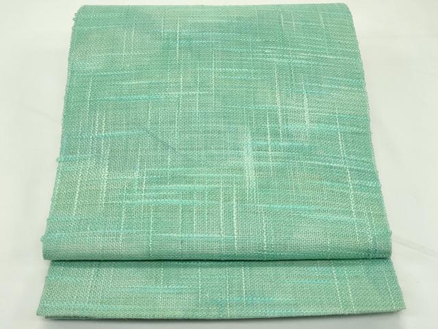 平和屋着物＊夏物　八寸名古屋帯　霞文　正絹　逸品　CABK7173rv
