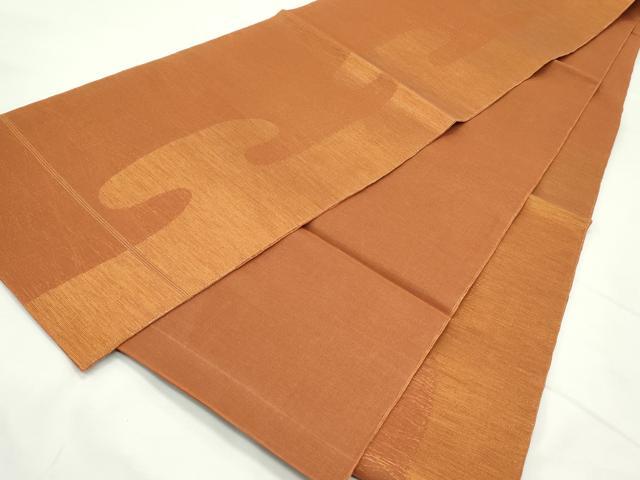 平和屋着物＊夏物　六通柄袋帯　抽象文　金糸　正絹　逸品　CABK7176rv