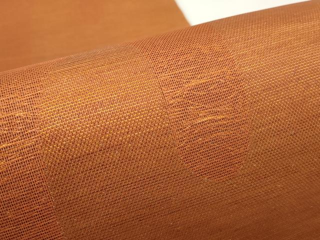 平和屋着物＊夏物　六通柄袋帯　抽象文　金糸　正絹　逸品　CABK7176rv