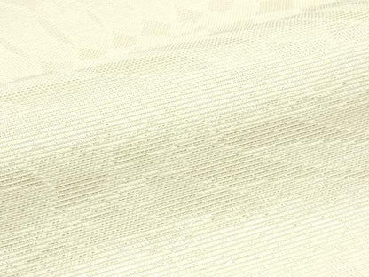 平和屋着物＊夏物　六通柄袋帯　抽象文　銀糸　正絹　逸品　未使用　CABK7183rv