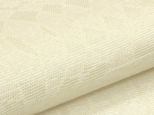 平和屋着物＊夏物　六通柄袋帯　抽象文　銀糸　正絹　逸品　未使用　CABK7183rv