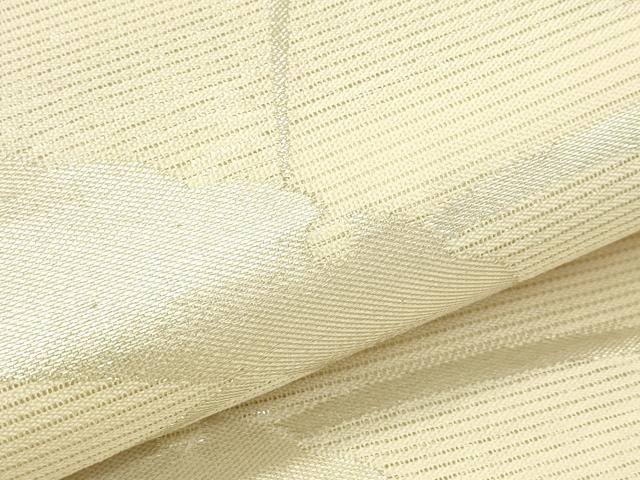平和屋着物＊夏物　六通柄袋帯　雪芝文　銀糸　正絹　逸品　CABK7190rv
