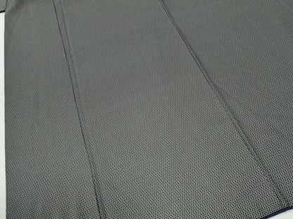 平和屋着物●男性　紬　80亀甲　総詰め　キングサイズ　正絹　逸品　CABK7204yc