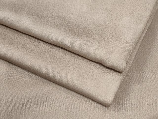平和屋着物●上質な色無地　白茶色　正絹　逸品　CABK7210yc