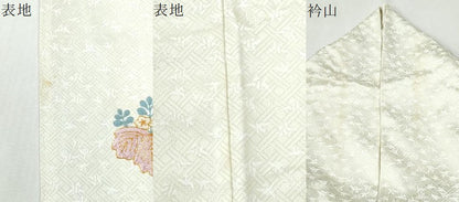 平和屋着物●訪問着　総刺繍　駒刺繍　桐　正絹　逸品　CABK7215yc