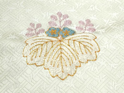 平和屋着物●訪問着　総刺繍　駒刺繍　桐　正絹　逸品　CABK7215yc