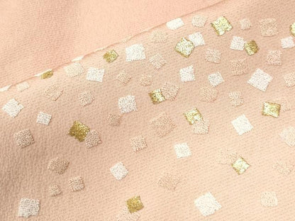 平和屋着物●中国三大刺繍　総相良刺繍　訪問着　箔散らし　暈し染め　金糸　正絹　逸品　CABK7227yc