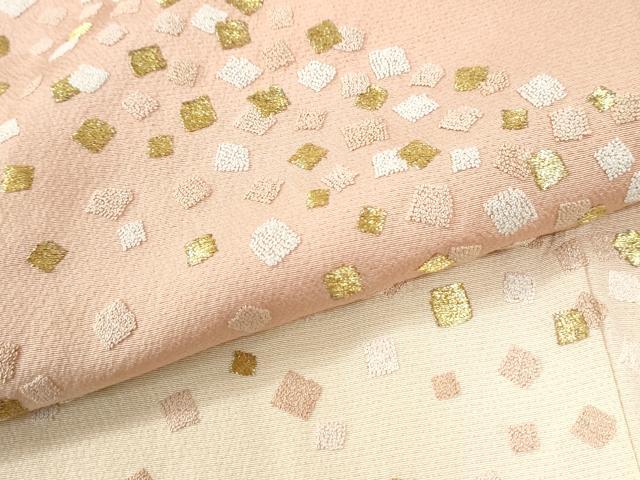 平和屋着物●中国三大刺繍　総相良刺繍　訪問着　箔散らし　暈し染め　金糸　正絹　逸品　CABK7227yc