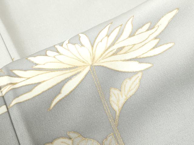 平和屋着物●訪問着　作家物　駒刺繍　菊花文　暈し染め　金彩　まるやま扱い　正絹　逸品　CABK7228yc